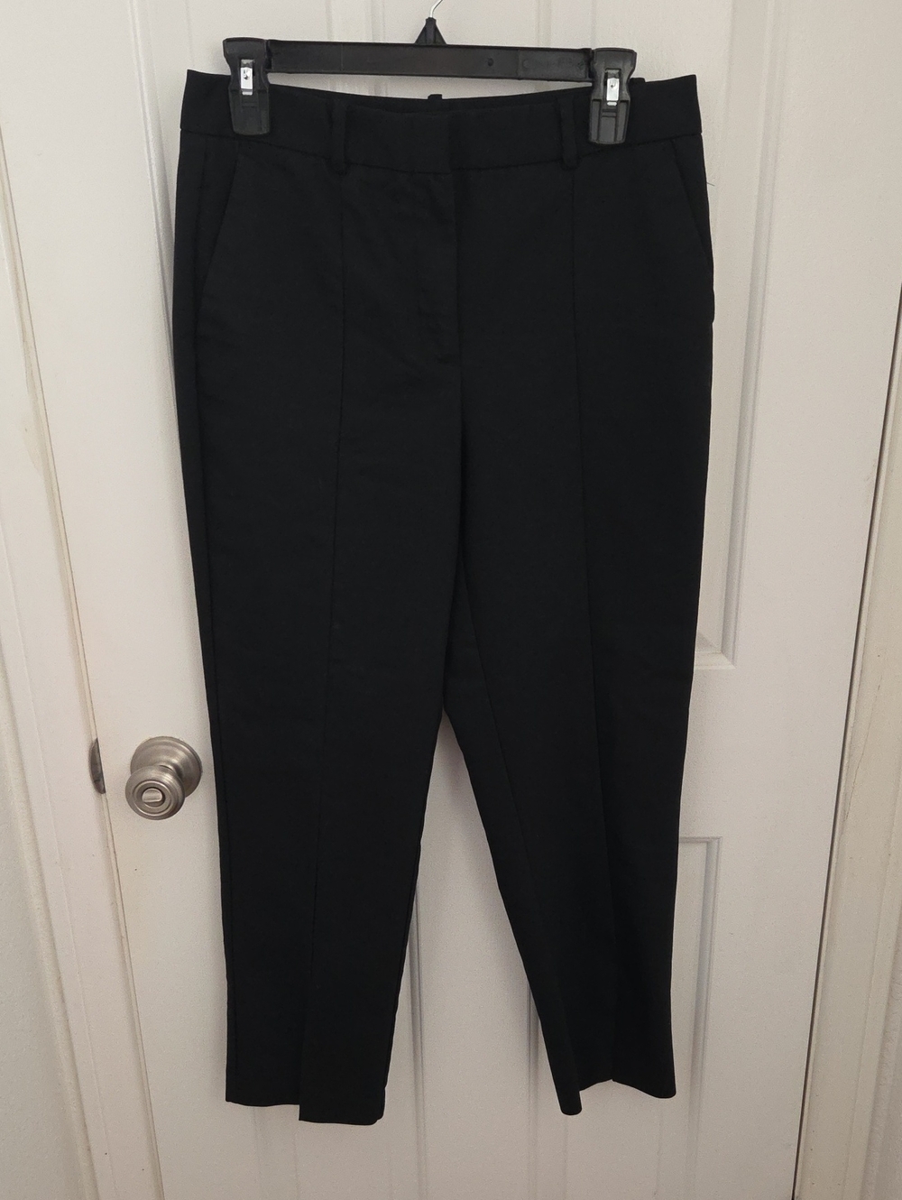 Zara Black Straight-Leg Dress Pants